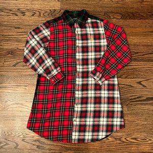 Ralph Lauren plaid flannel women’s night gown. Like new!